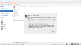 Error mounting drive in Ubuntu