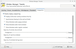 Enable composition for docky to work properly