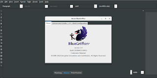 BlueGriffon Version 2.0 interface with help menu