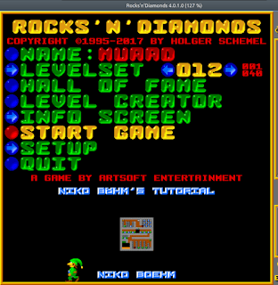 Rocks'n'Diamonds main menu