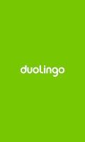 Duolingo's opening screen